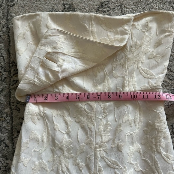 Alexis  Sz XS Venetia Strapless Wide Leg Jumpsuit Floral Jacquard *NO BELT NWT - Picture 7 of 11